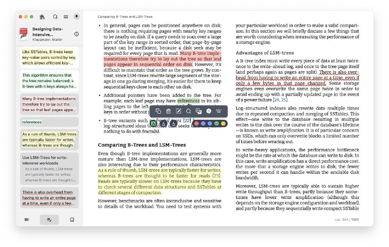 一款很适合书虫们的开源电子书阅读器：Readest支持全平台使用，格式覆盖 EPUB、MOBI、PDF 等主流格式，对 CSS3 高级样式支持得最好，并提供跨平台书签/进度同步、DeepL 翻译、文字转语音、词典/维基查询、高亮笔记等丰富功能，如果你是重度阅读者，尤其是需要在多台设备上读书、做笔记、查翻译的那种，这个项目很值得试试