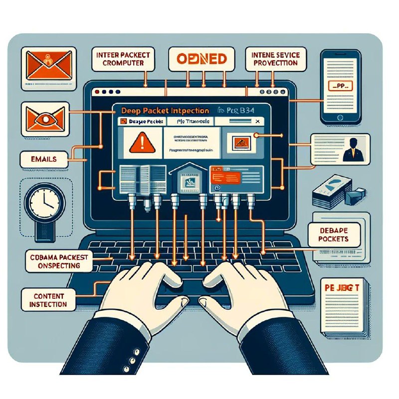 4. 深度包（DPI）检测:如之前所言，当您使用互联网发送电子邮件、访问网站、传输文件时，这些信息被封装在数据包中发送出去