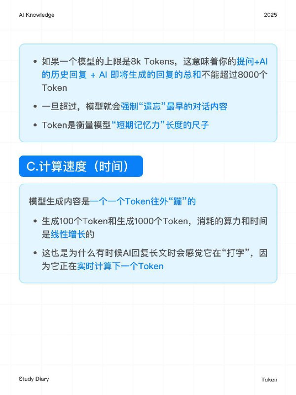 🔵每天一个AI知识：Token是什么？🤔在大模型（LLM）的世界里，Token是一个最基础、最核心，却又最容易被误解的概念