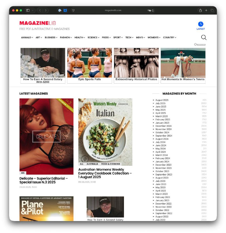 分享一个提供免费杂志PDF下载的网站，涵盖各行各业，对于提升英语学习帮助巨大，必须收录进去！