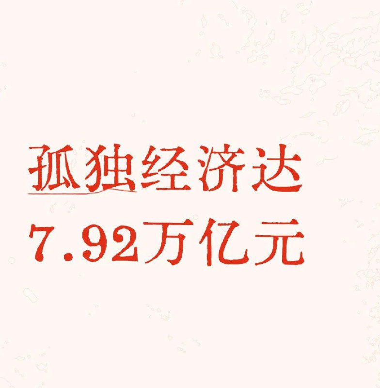什么是孤独经济？  孤独经济 = 围绕单身、独居、空巢老人等群体的多元消费