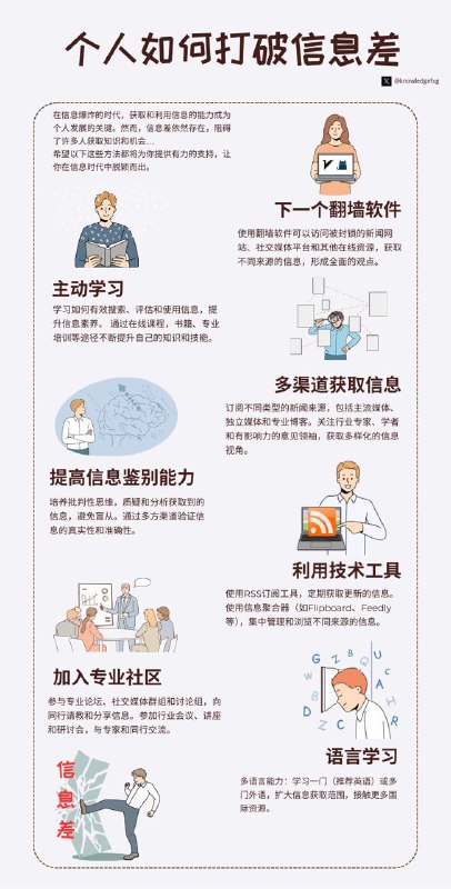 个人如何打破信息差