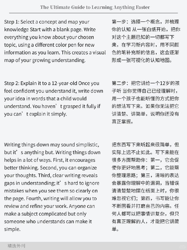 外刊精选 如何快去学会任何东西外刊精选 如何快去学会任何东西