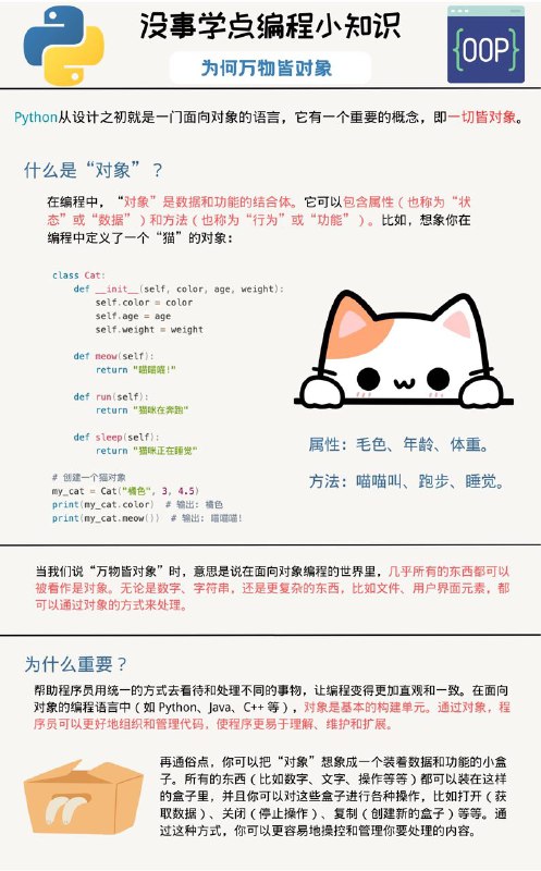 没事学点编程小知识：我们口中常说的“万物皆对象”是什么意思？#编程小知识