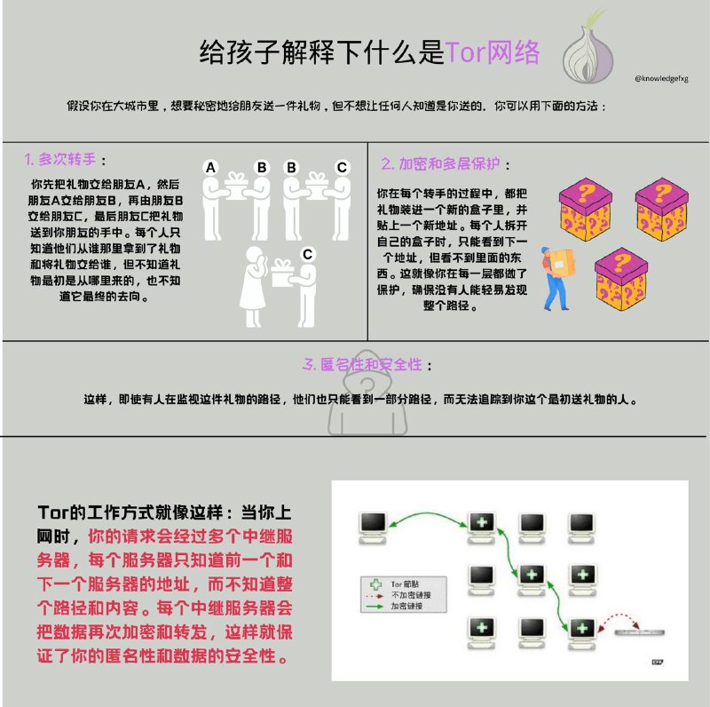 给孩子解释下什么是Tor网络#互联网小知识  #给孩子解释下