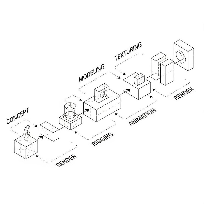 Nano banana 生成一些轴测风格 的 3D 流程图效果也很不错：结合本身模型具有的知识，看起来挺像那回事提示词在图片里