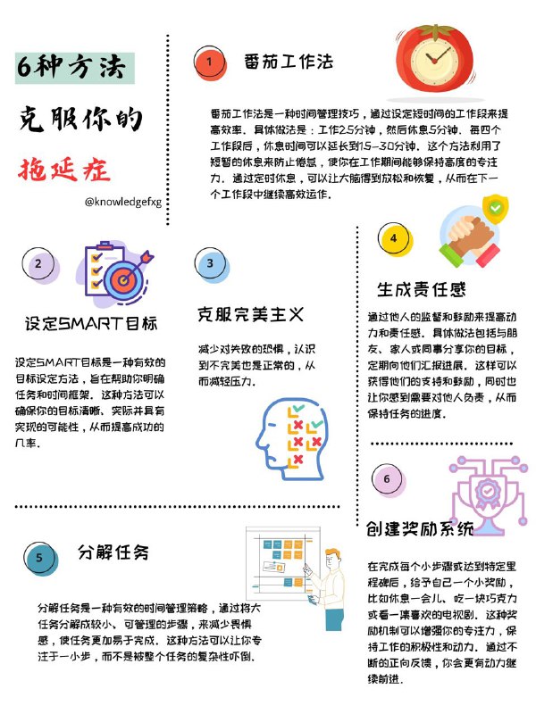 用这6种方法克服你的拖延症！