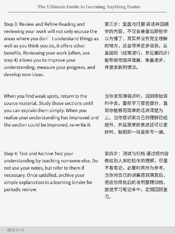 外刊精选 如何快去学会任何东西外刊精选 如何快去学会任何东西