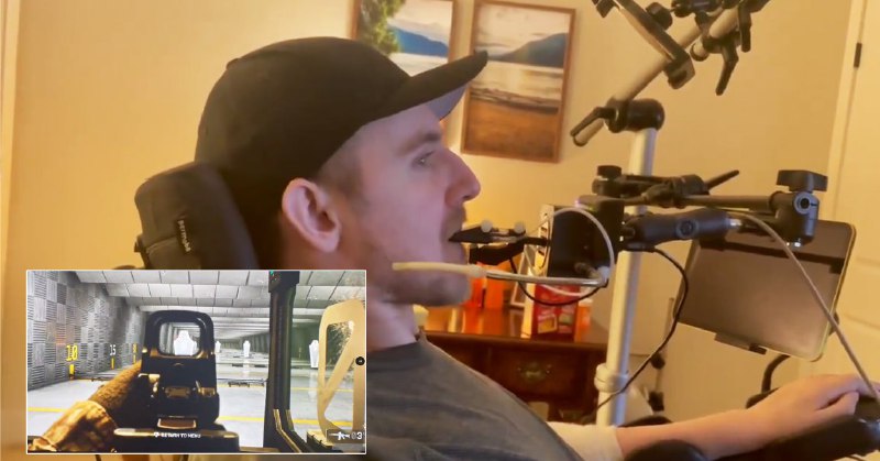 思想操控：瘫痪男子通过脑植入物玩转射击游戏瘫痪患者Rob Greiner通过Neuralink脑植入物与专用控制器结合，成功玩起了《战地6》等第一人称射击游戏