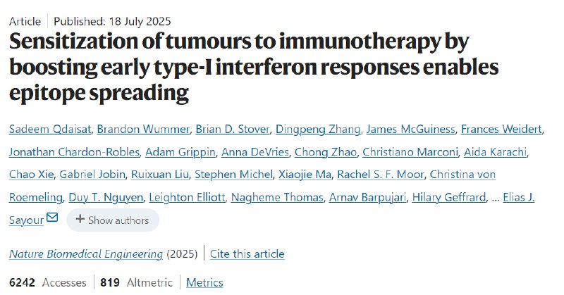 协同增效新策略：非特异性 mRNA 疫苗可重塑肿瘤微环境，以增敏免疫检查点抑制剂免疫检查点抑制剂（ICIs）通过解除对 T 细胞的抑制来发挥抗癌作用，但对缺乏免疫细胞浸润的“冷肿瘤”，其临床响应率有限 