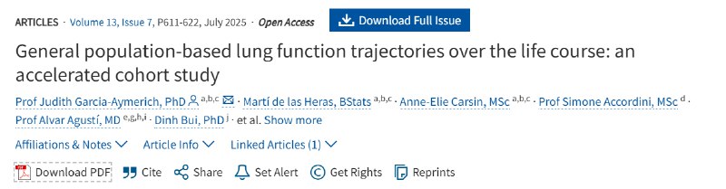 新研究颠覆传统认知：肺功能或无“平台期”，20岁出头即走下坡路你是否认为人的肺功能在20多岁达到巅峰后，会像一个平稳的高原一样维持很多年才开始衰退？近期发表在《柳叶刀·呼吸医学》上的一项大规模研究对这一传统观念提出了挑战