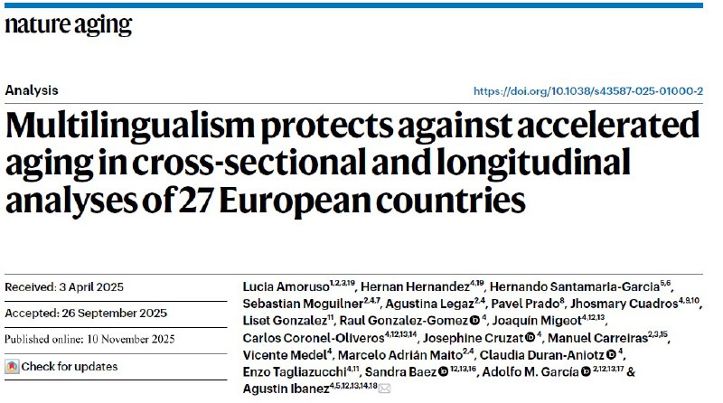 掌握外语的隐藏好处：或许可以延缓衰老！？除了运动和教育等熟知的因素，还有什么办法能延缓衰老？过去的研究结论不一 