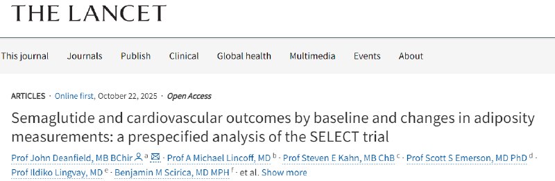 司美格鲁肽护心，不只靠减肥？《柳叶刀》最近报道的一项大型临床研究显示司美格鲁肽（一种GLP-1激动剂）能给心血管“上保险”，显著降低心梗、中风甚至心血管死亡的风险 