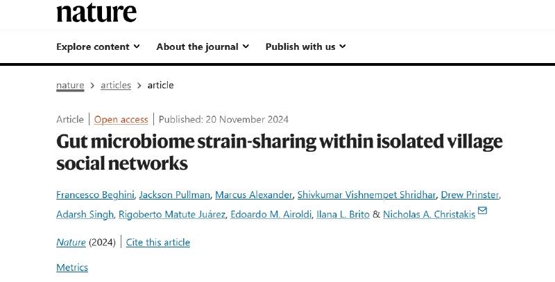 肠道微生物群中的某些病毒和细菌会改变人的肥胖风险，而人们互动越多，他们的肠道微生物组成就越相似，即使人们不住在同一个家庭
